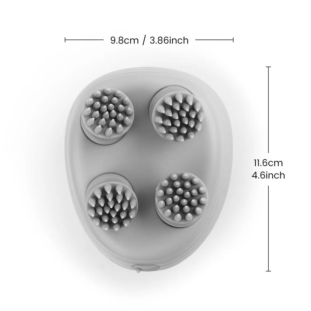 Electric Head Massager Body Shoulder Leg Arm Neck Deep Tissue Head Scalp Massage Kneading Vibrating Device for Cat and Dog Massage