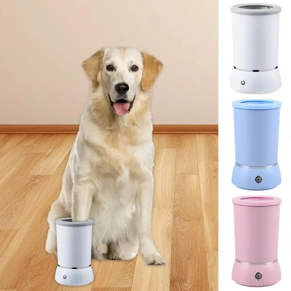 Automatic Dog Paw Cleaner Pet Foot Paw Washer Electric Paw Massager USB Charging for Small Medium Large Dogs Pet Foot Washer Cup