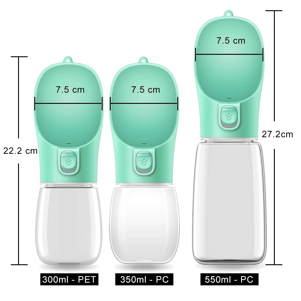 Portable Dog Water Bottle For Small Large Dogs Cat Outdoor Leakproof Walking Drinking Bowls & Travel